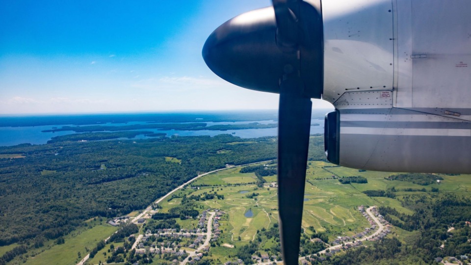 Fly Right By the Cottage Country Traffic