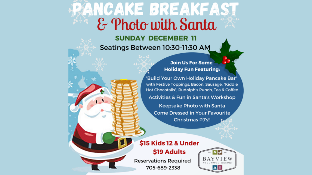 Pancake Breakfast &#038; Photos with Santa