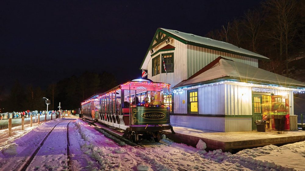 A Portage Flyer Christmas - Evening Train Ride to Santa