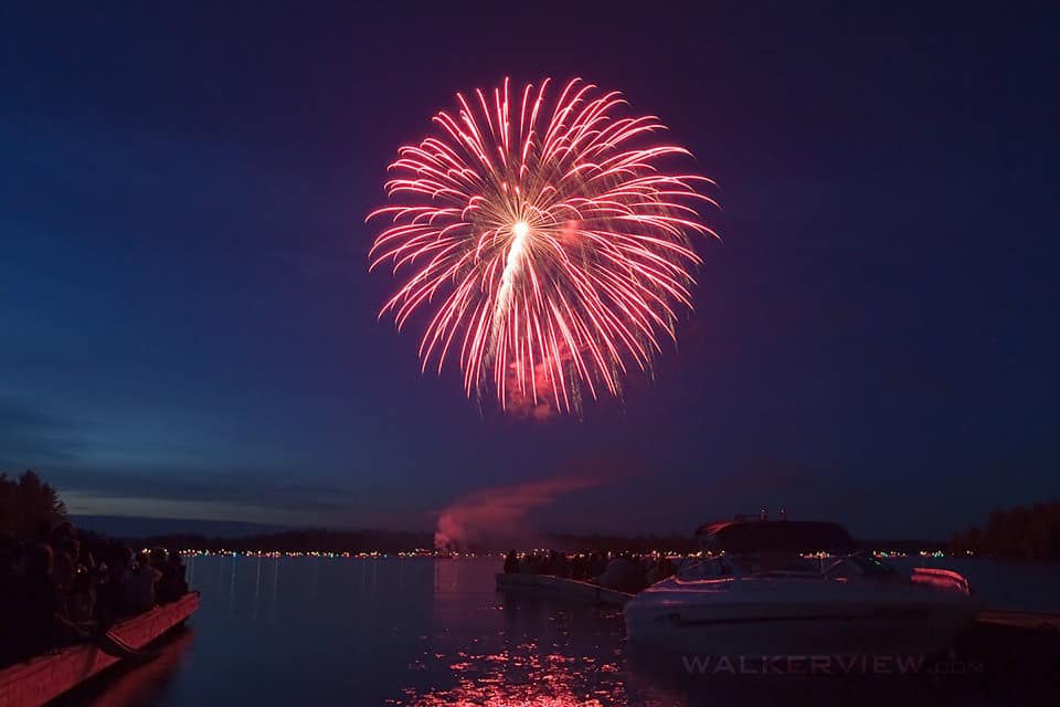 Walkers Point Marina Canada Day Fireworks